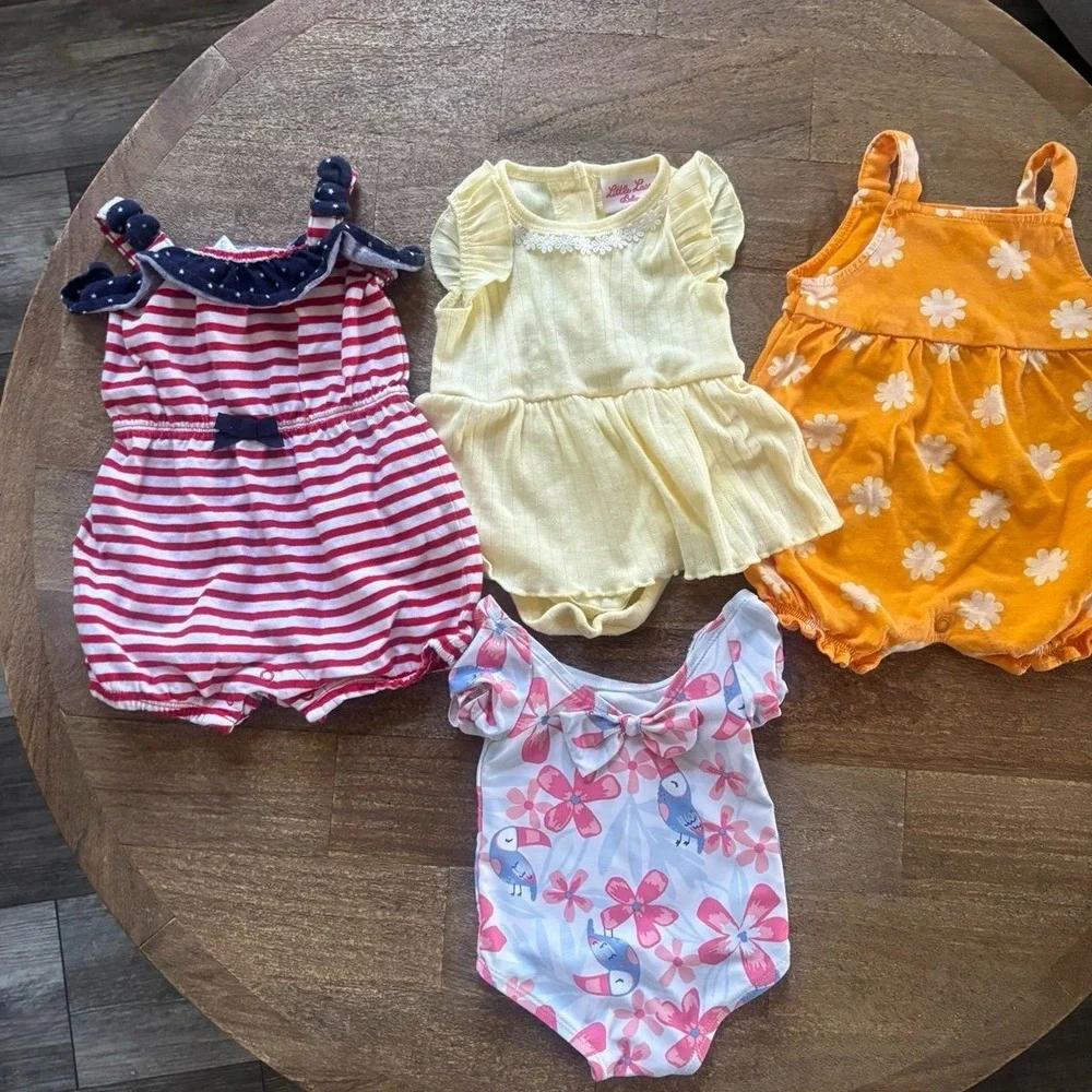 Baby‎ Girl Summer Clothing Bundle Size 0-3 Months